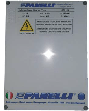 Coffret électrique de démarrage et de protection