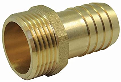 Raccord cannelé mâle fixe pour tuyau