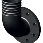 Coude fonte DN65