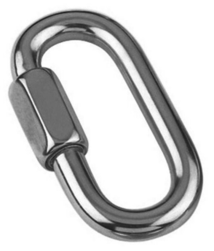 inox 316 Lot de 2 Maillon inox Diamètre 6 mm Longueur 58mm A4 