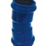 Coude fonte 11°15 à double emboitements