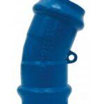 Coude fonte 22° à double emboitements